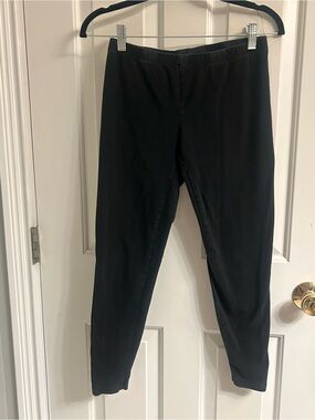 Women's Fig & Blu Black Elastic Waist Leggings